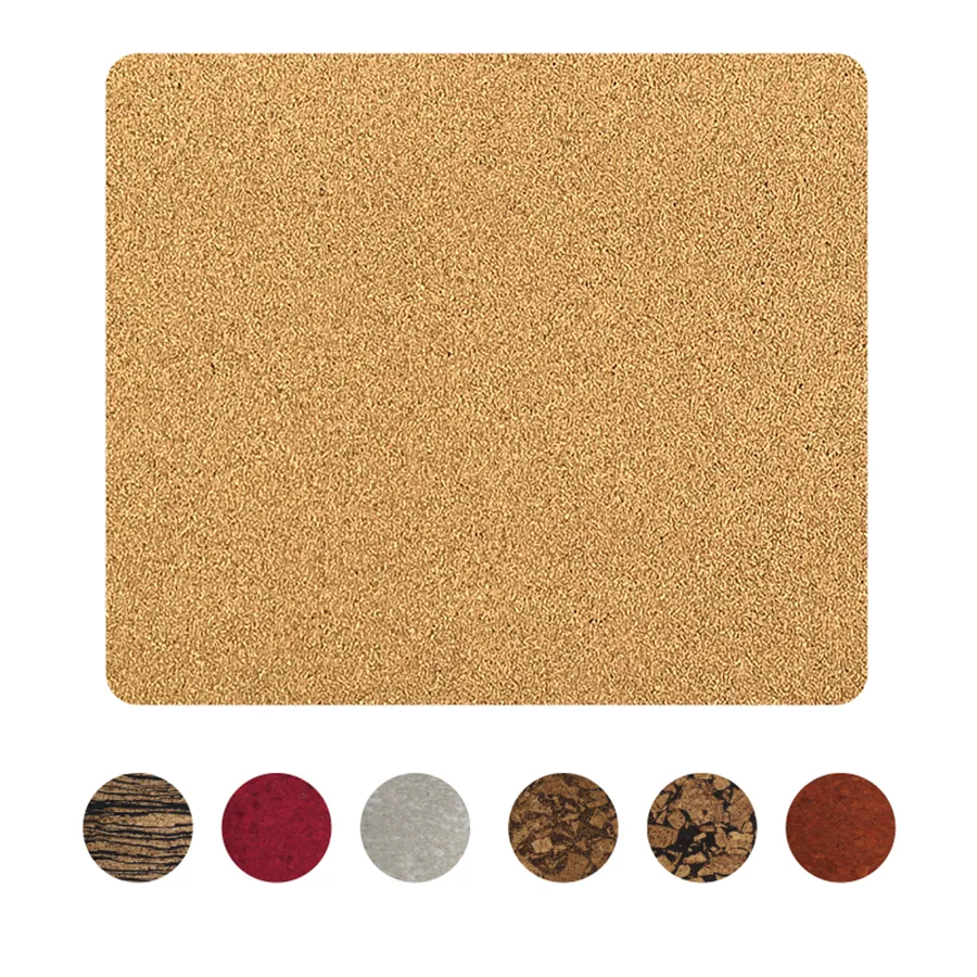 Eco-Friendly Cork Mouse Pad with Non-Slip Rubber Base Natural & Sustainable Desk Accessory for Modern Workspaces