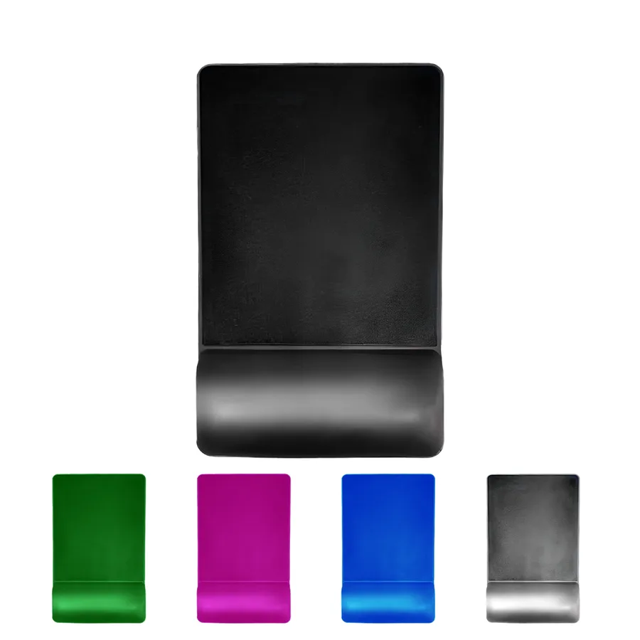KLH-3122L SoftSkin Mouse Pad with PU Leather Surface & Gel Wrist Support 297x210x23mm | Enhanced Surface for Precision