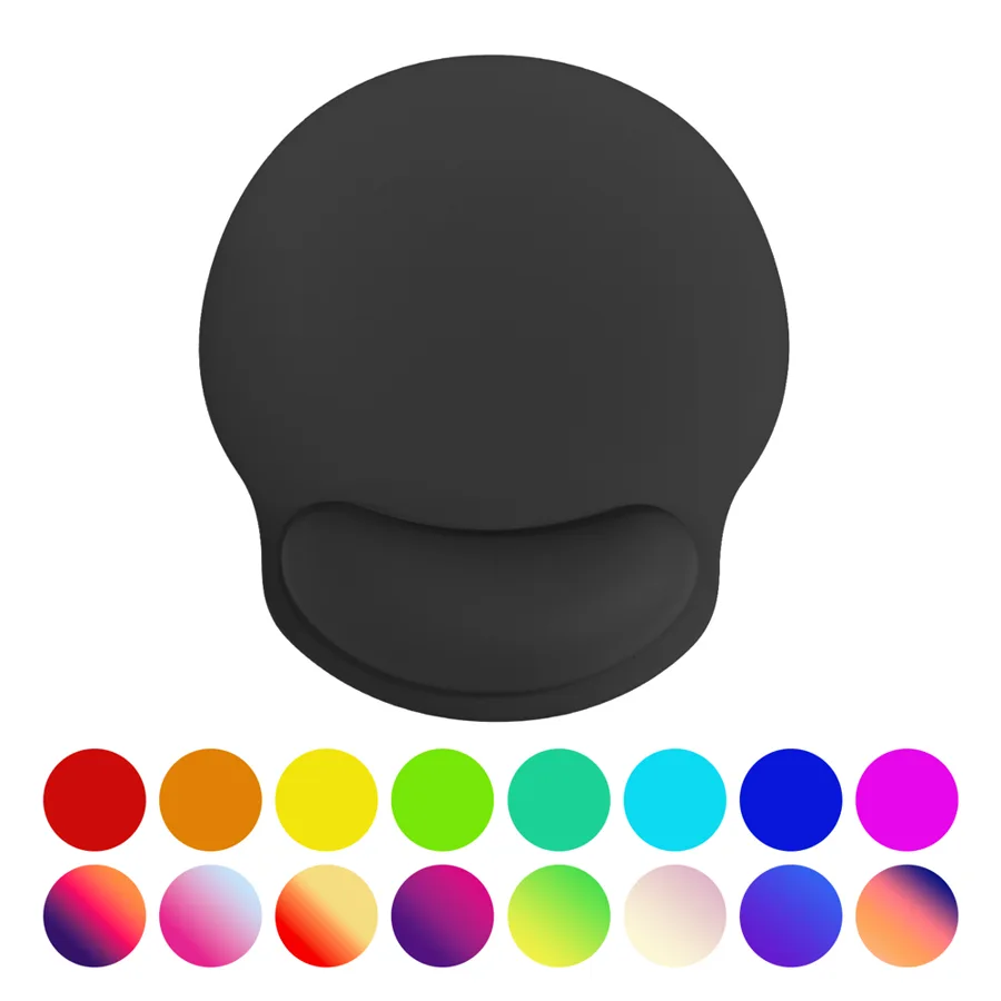 KLH-3144L SoftSkin Mouse Pad with PU Leather Surface & Gel Wrist Support 245x215x23mm | Premium Comfort for Extended Us