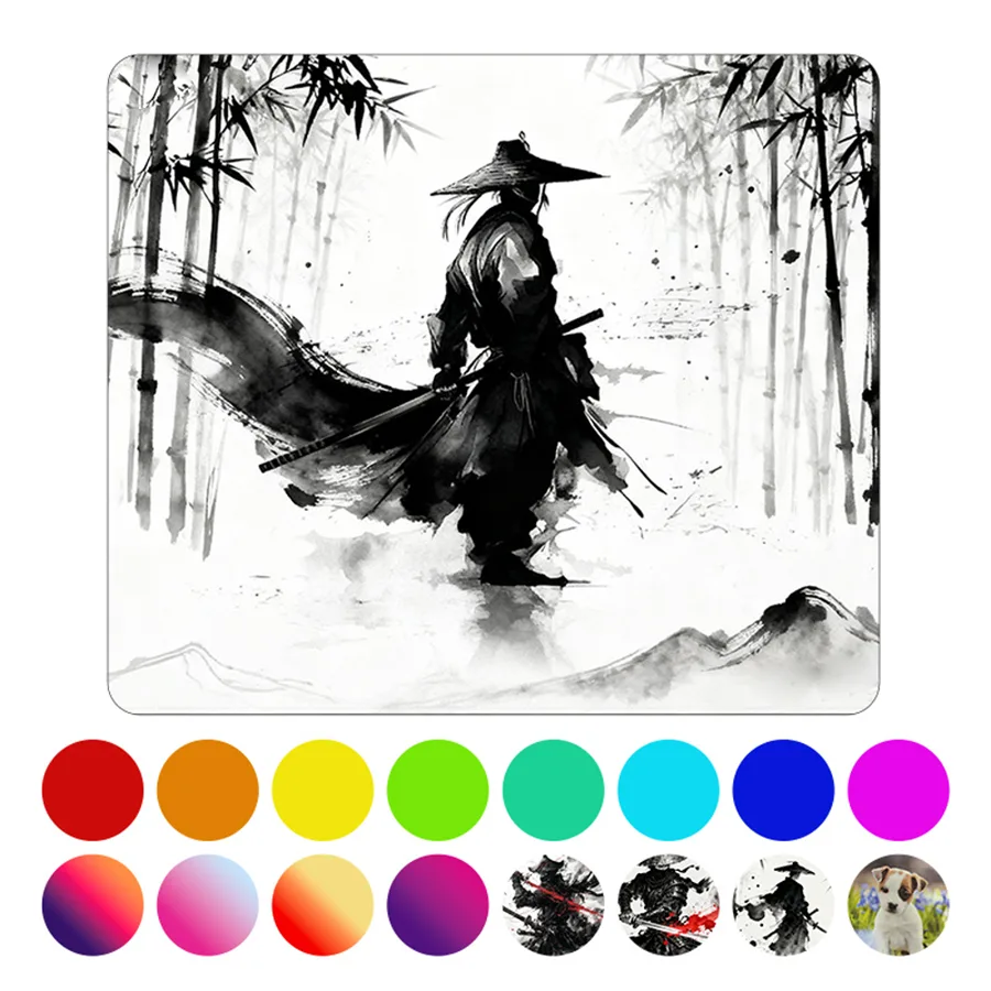 Office Hard Top Mouse Pad with PVC/PP Surface & Printed Layer&Rubber Based- 220x180mm