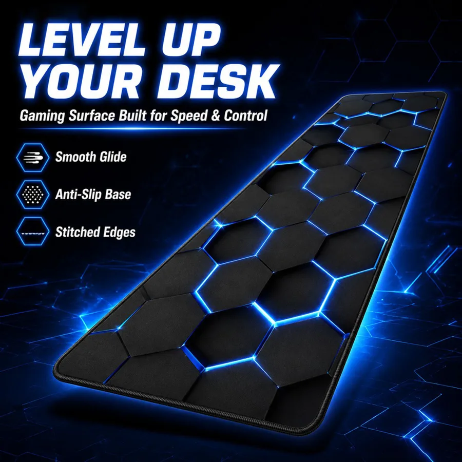 Pro Gaming Mouse Pad XL Speed Surface for FPS Competitive Players