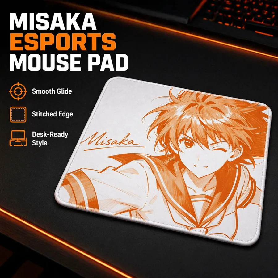 Professional Esports Gaming Mouse Pad Speed and Control Balanced Surface